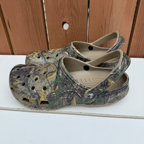 Crocs Realtree Camouflage Clogs Size M11 Men's - Picture 1 of 9